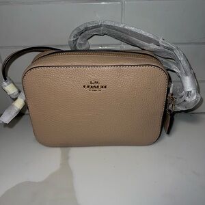 Coach Tan Mini Camera Bag